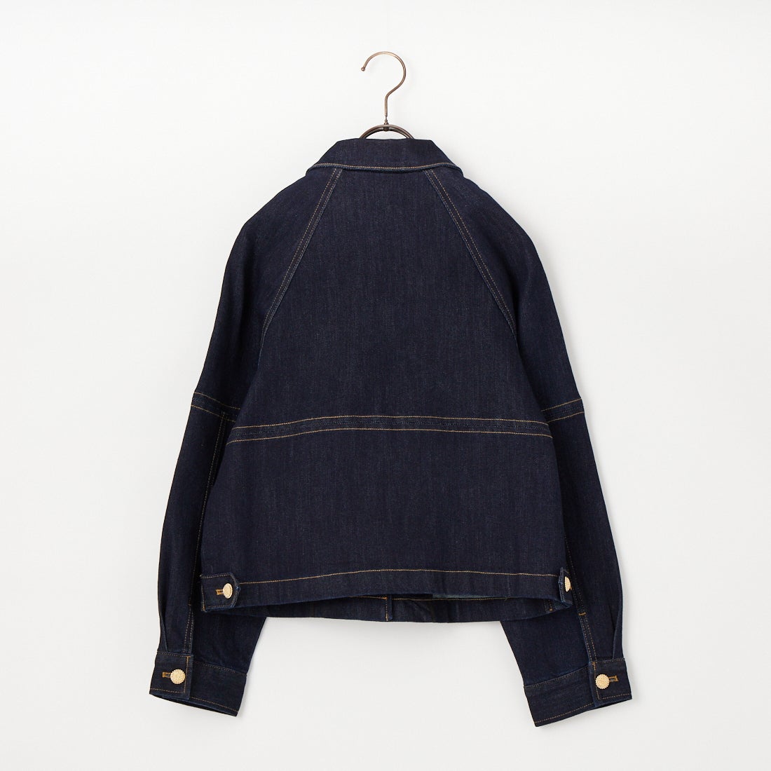 Margaux vintage [マルゴーヴィンテージ] 衿付きデニムジャケット [MG-JK-26035-S] INDIGO