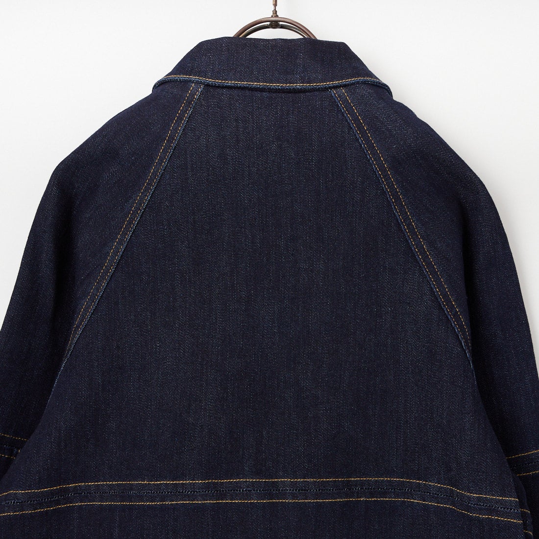 Margaux vintage [マルゴーヴィンテージ] 衿付きデニムジャケット [MG-JK-26035-S] INDIGO