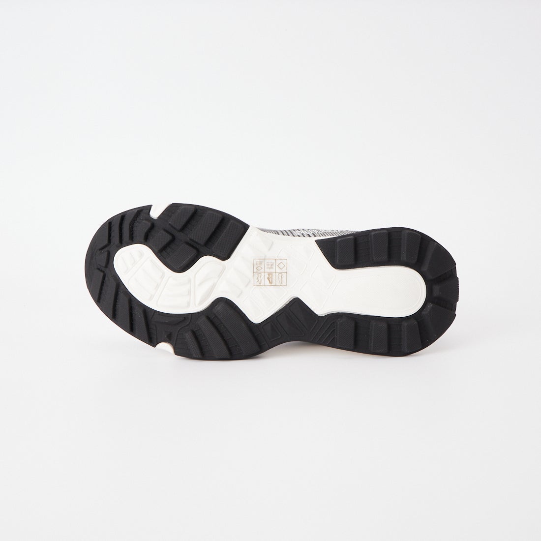 1PIU1UGUALE3 RELAX [ウノ ピゥ ウノ ウグァーレ トレ] グレンチェックスニーカー [USX-26009] SN10 WHITE