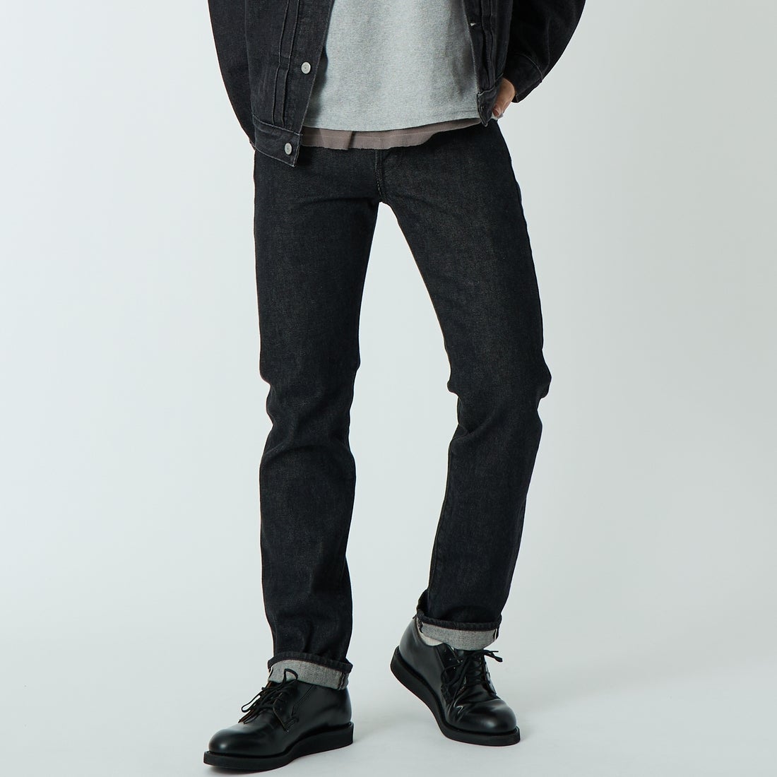 LEVI'S [リーバイス] 501 オリジナルジーンズ [00501-36] 54 BIG STE &&モデル身長：179cm 着用サイズ：28&&