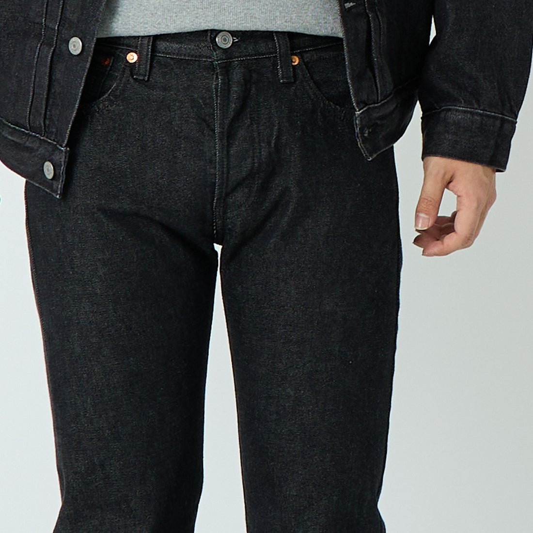 LEVI'S [リーバイス] 501 オリジナルジーンズ [00501-36] 54 BIG STE &&モデル身長：179cm 着用サイズ：28&&