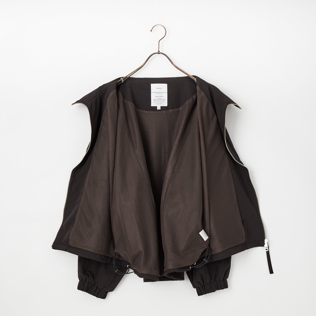 KHA:KI [カーキ] スタンドカラージャケット [MIL25HJK3232] BLACK