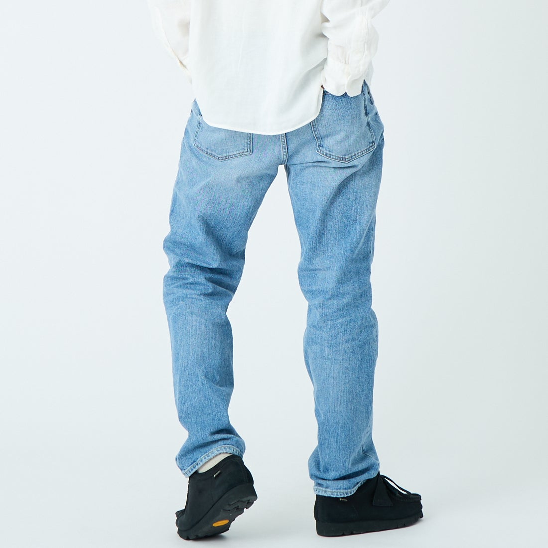 RED CARD TOKYO [レッドカード トーキョー] Bass ストレートデニム [71M93401VLT] K-VINT LT &&モデル身長：179cm 着用サイズ：32&&