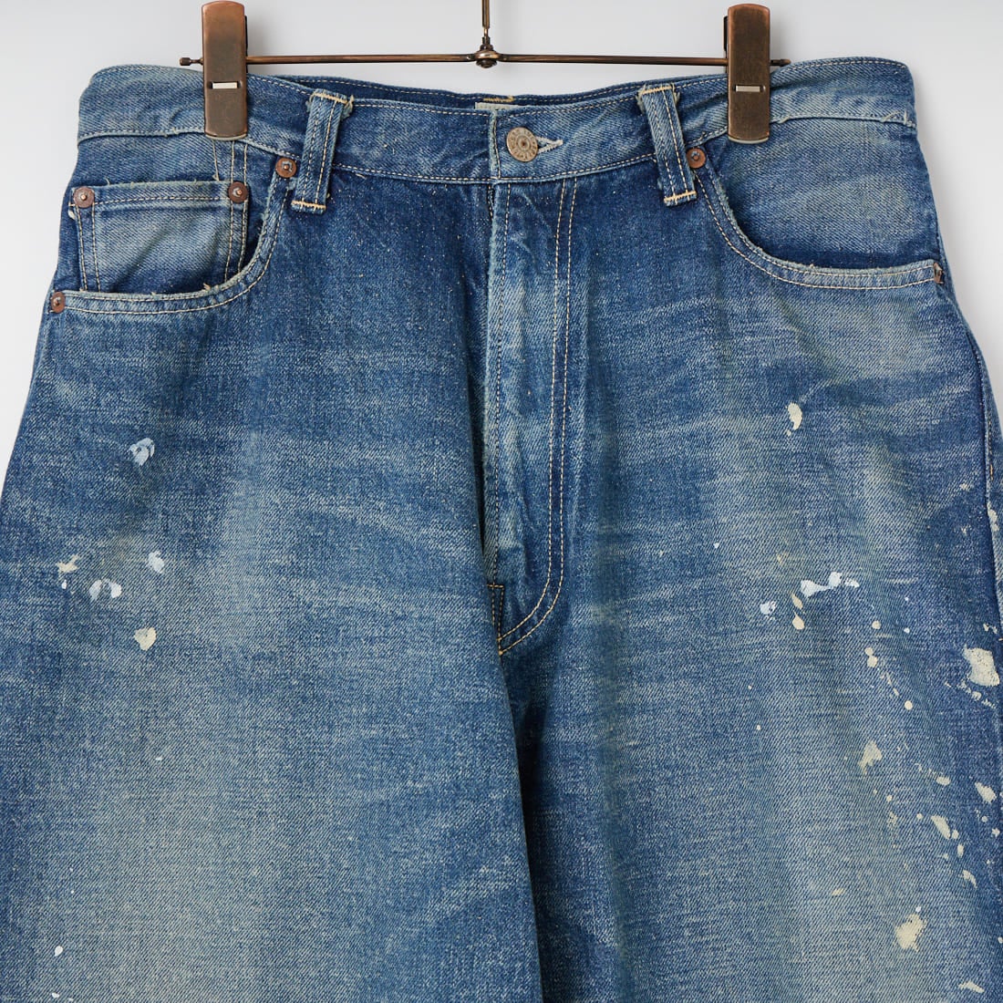 GOLD [ゴールド] 5ポケットデニムバギーパンツ [GL42581H] 128 NAVY