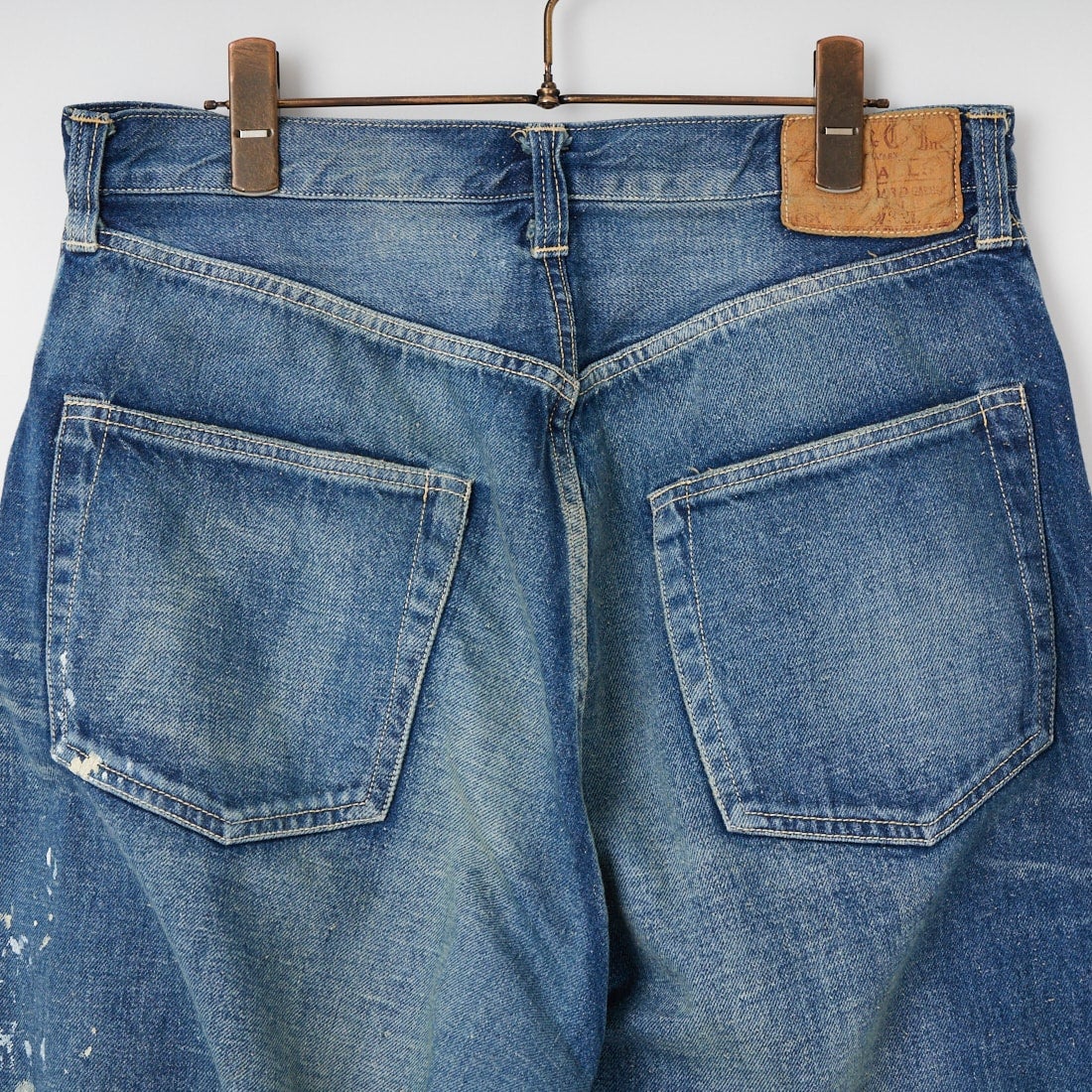 GOLD [ゴールド] 5ポケットデニムバギーパンツ [GL42581H] 128 NAVY