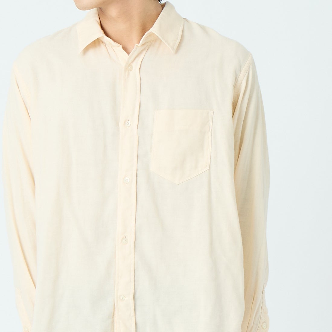 YANUK [ヤヌーク] スタンダードシャツ [57261802] ICR &&モデル身長：179cm 着用サイズ：L&&