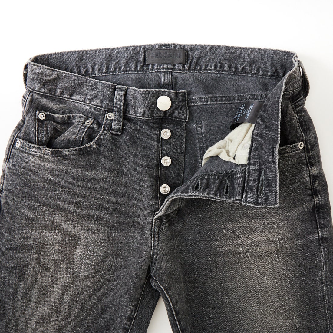 RED CARD TOKYO [レッドカード トーキョー] Rhythm+ スリムテーパードパンツ [88M86801TGR] A-TAND GRY