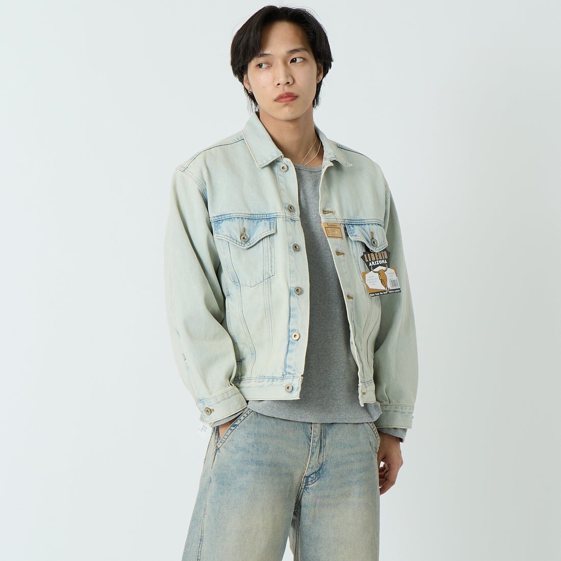 LIBERTO [リベルト] ARIZONAジャケット [FL2550] 179 DUSTYF &&モデル身長：179cm 着用サイズ：S&&