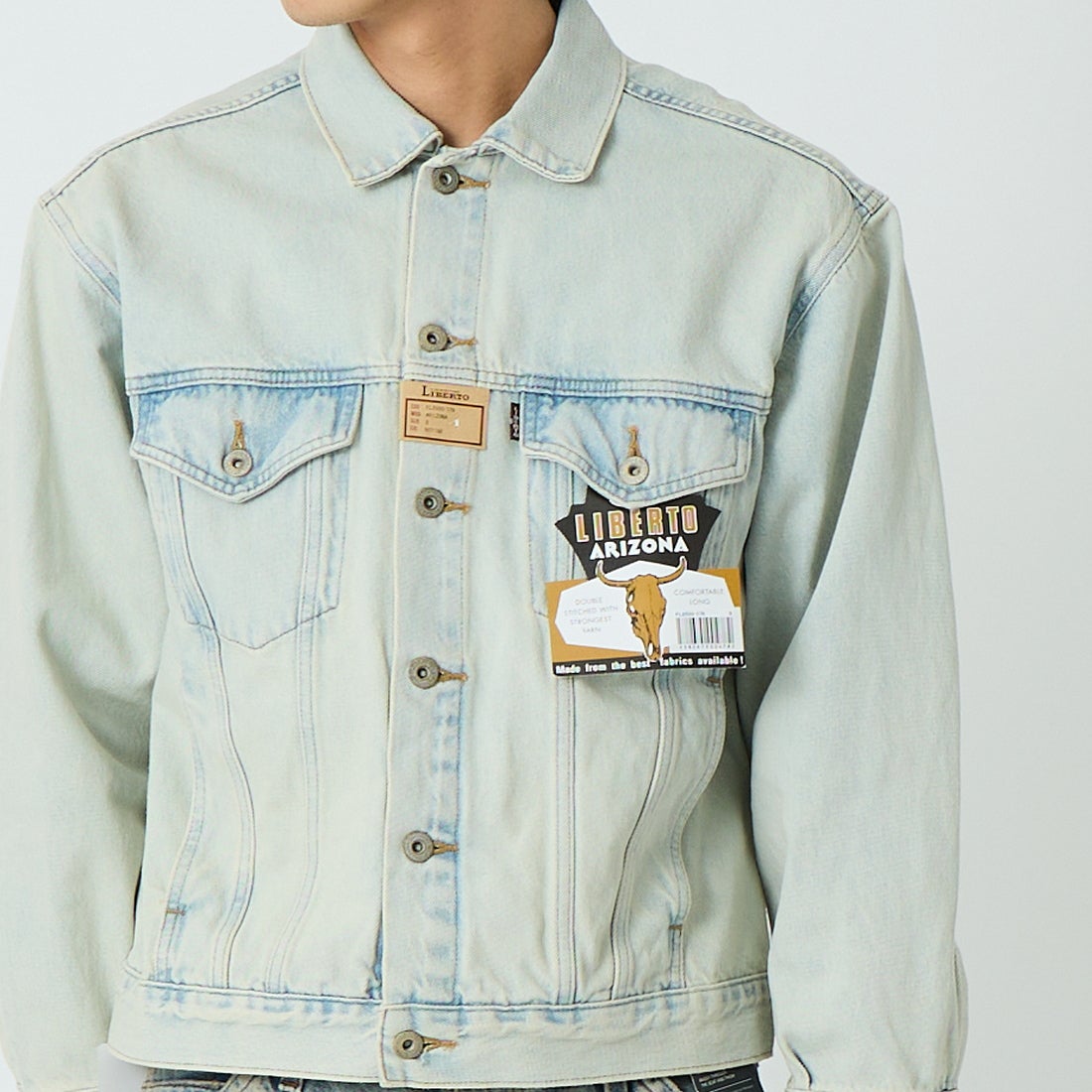 LIBERTO [リベルト] ARIZONAジャケット [FL2550] 179 DUSTYF &&モデル身長：179cm 着用サイズ：S&&
