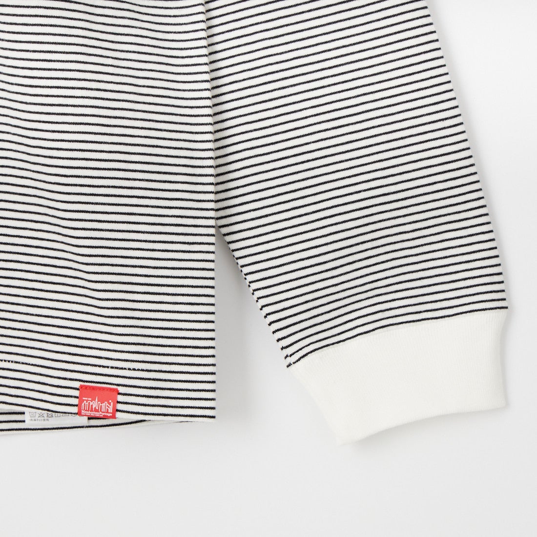 MANHATTAN PORTAGE [マンハッタンポーテージ] ロングスリーブTシャツ [26SS-MP-M650] WHT BORDER