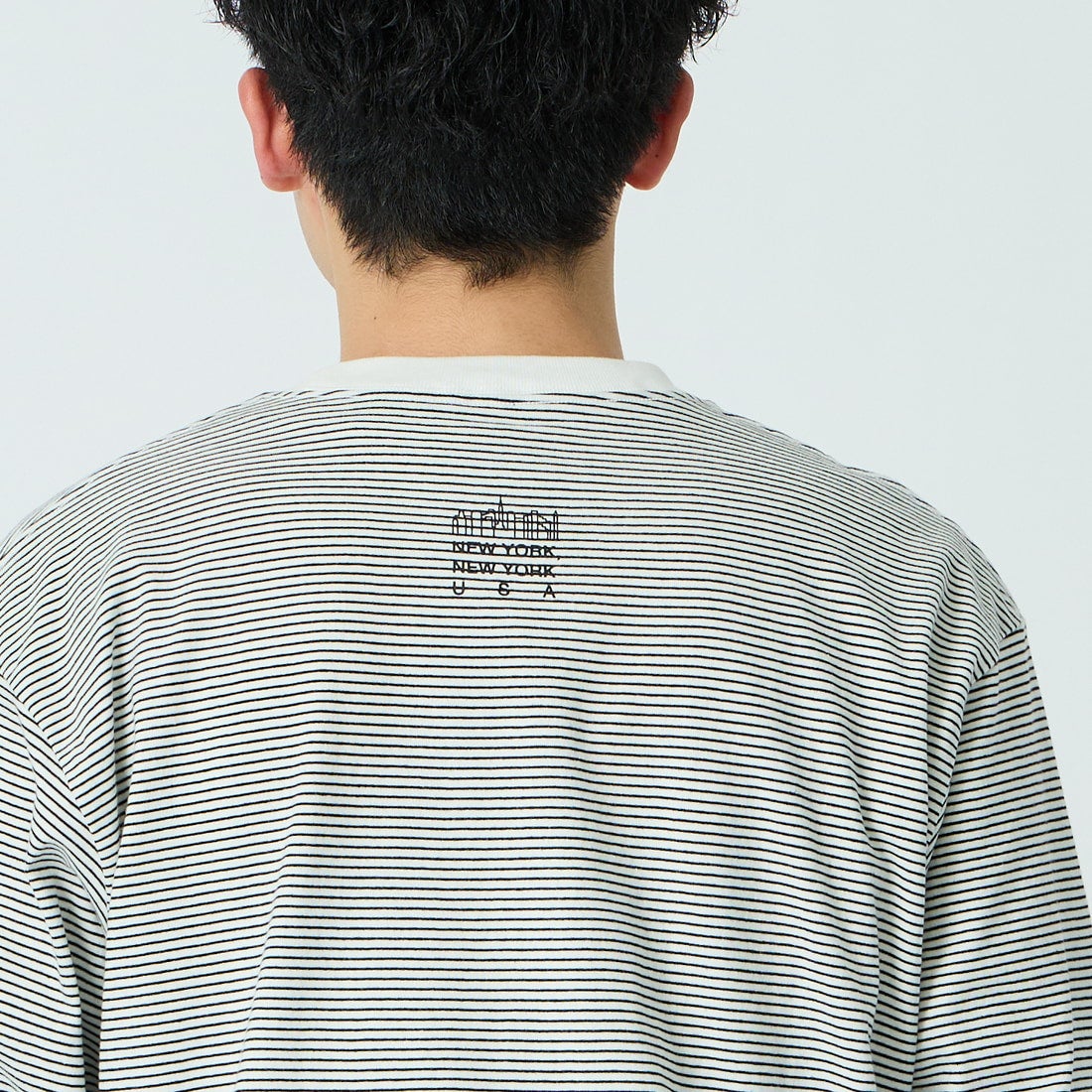 MANHATTAN PORTAGE [マンハッタンポーテージ] ロングスリーブTシャツ [26SS-MP-M650] WHT BORDER