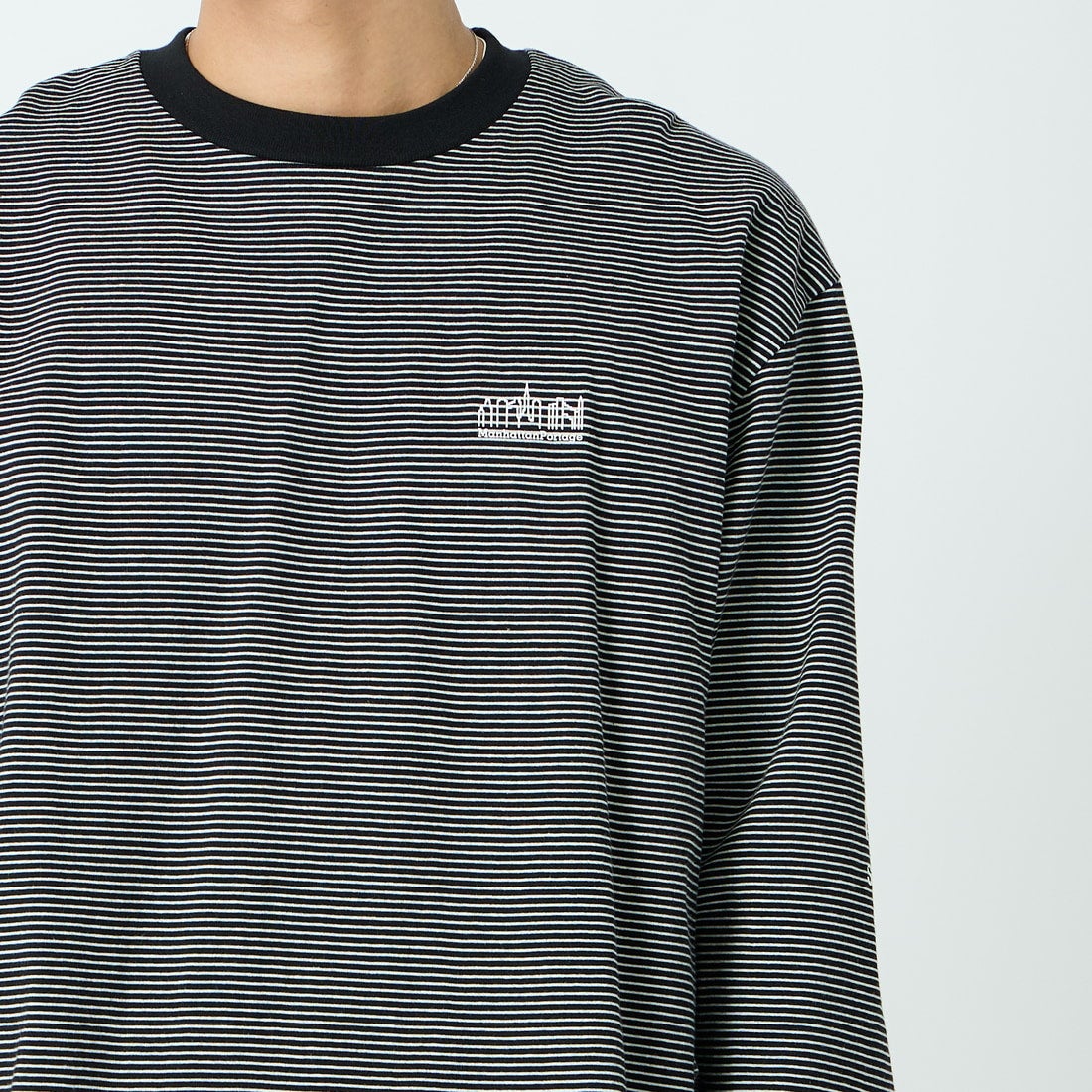 MANHATTAN PORTAGE [マンハッタンポーテージ] ロングスリーブTシャツ [26SS-MP-M650] BLK BORDER