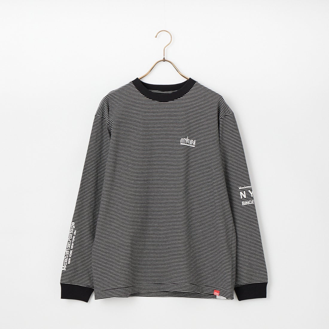 MANHATTAN PORTAGE [マンハッタンポーテージ] ロングスリーブTシャツ [26SS-MP-M650] BLK BORDER