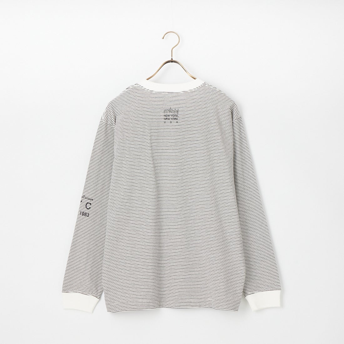 MANHATTAN PORTAGE [マンハッタンポーテージ] ロングスリーブTシャツ [26SS-MP-M650] WHT BORDER