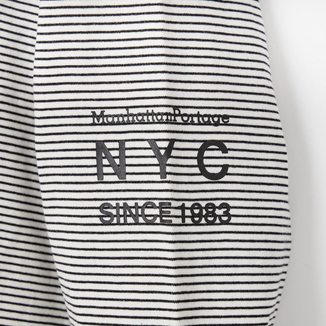 MANHATTAN PORTAGE [マンハッタンポーテージ] ロングスリーブTシャツ [26SS-MP-M650] WHT BORDER