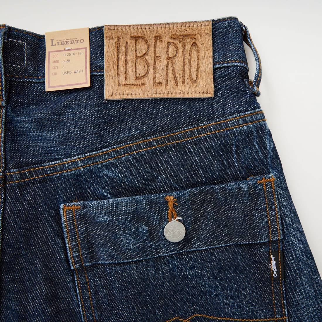 LIBERTO [リベルト] GUAM デニムパンツ [FL2516] 186 USEDWA