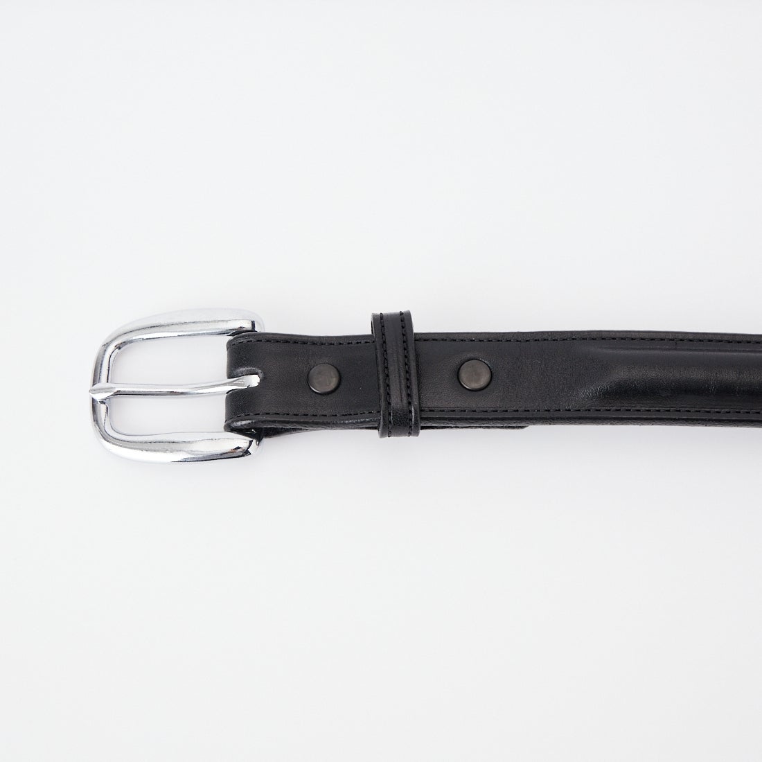 TORY LEATHER [トリーレザー] 1ラウンドライズドベルト [TRL1002167] BLACK