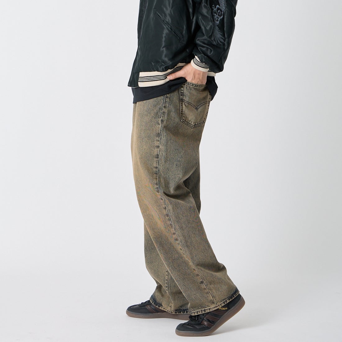 LEVI'S [リーバイス] 578 バギージーンズ [A4750-01] 14 LONG DR &&モデル身長：179cm 着用サイズ：32&&