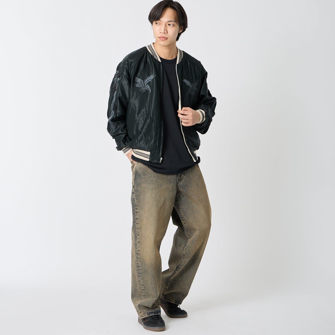 LEVI'S [リーバイス] 578 バギージーンズ [A4750-01] 14 LONG DR &&モデル身長：179cm 着用サイズ：32&&
