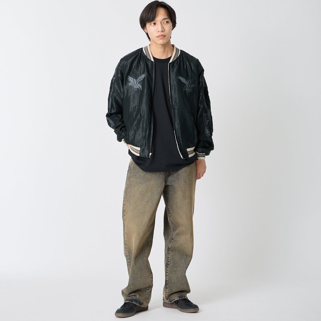 LEVI'S [リーバイス] 578 バギージーンズ [A4750-01] 14 LONG DR &&モデル身長：179cm 着用サイズ：32&&