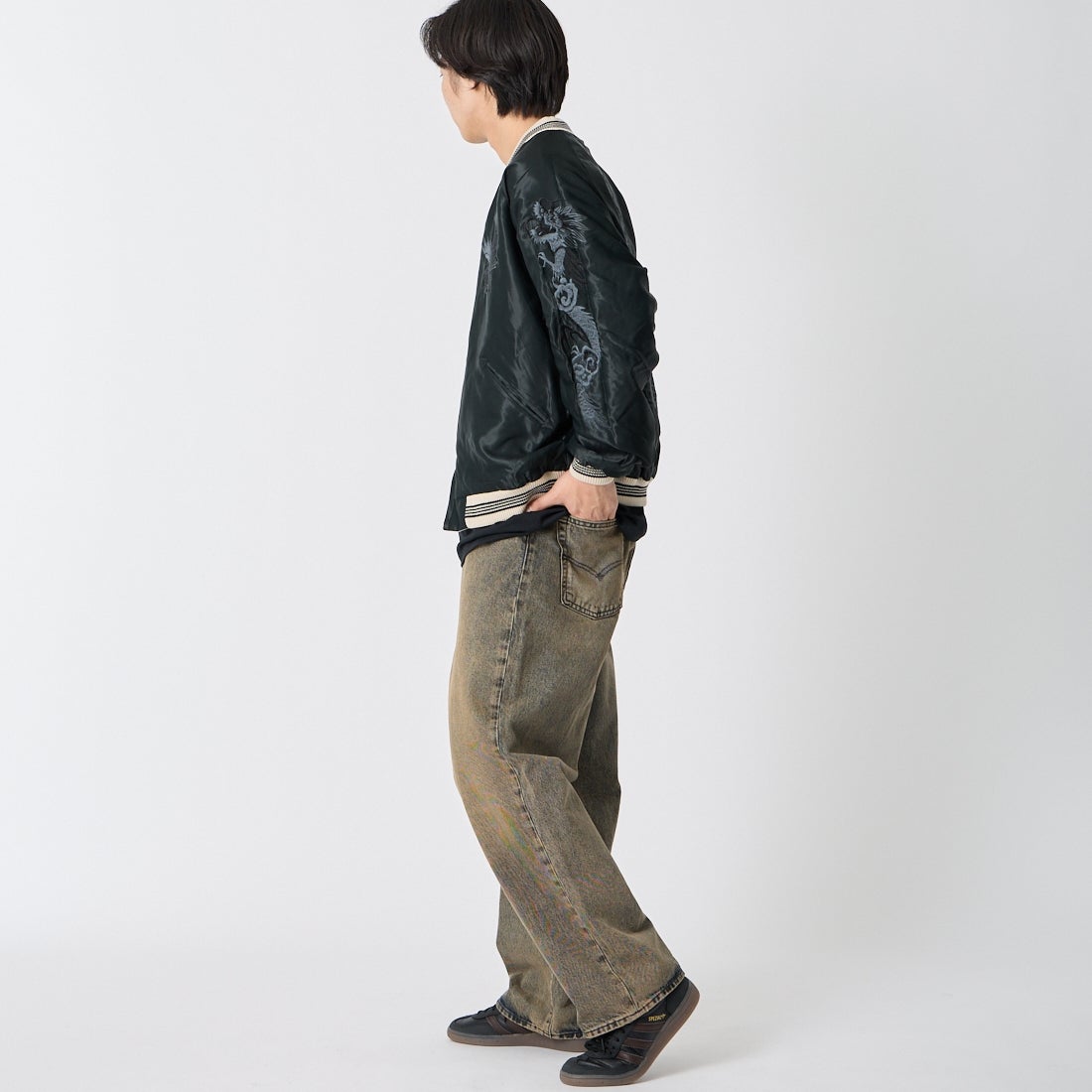 LEVI'S [リーバイス] 578 バギージーンズ [A4750-01] 14 LONG DR &&モデル身長：179cm 着用サイズ：32&&