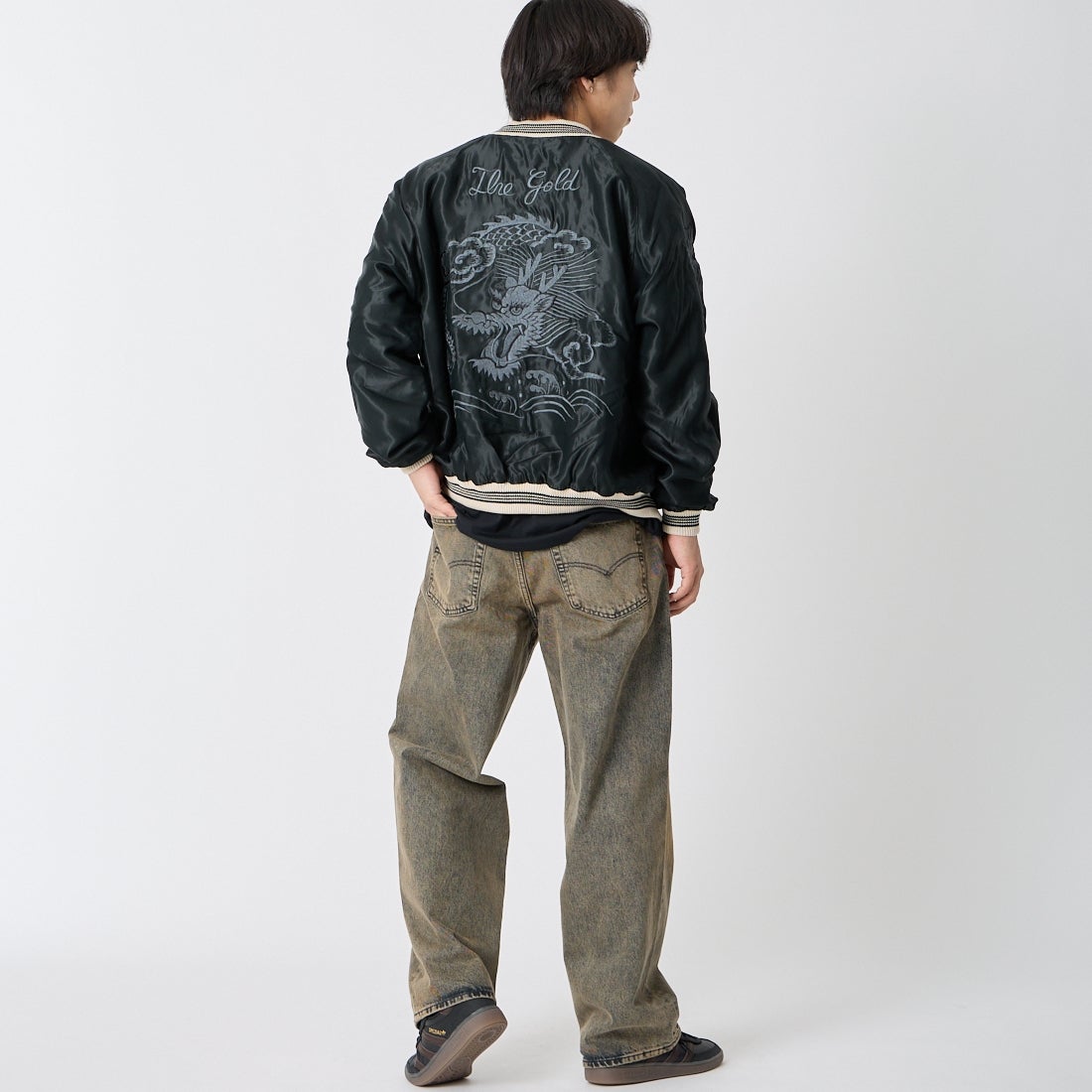 LEVI'S [リーバイス] 578 バギージーンズ [A4750-01] 14 LONG DR &&モデル身長：179cm 着用サイズ：32&&