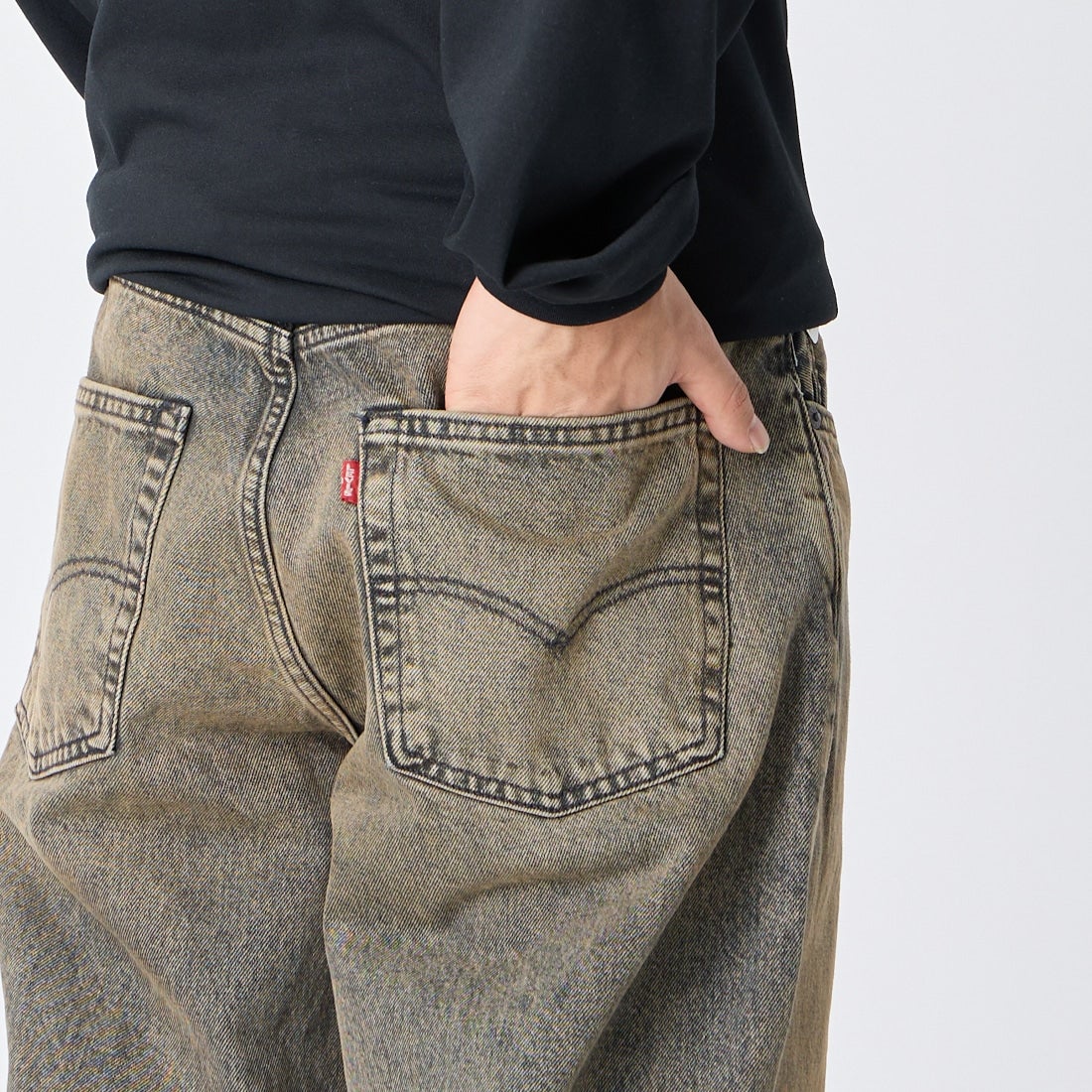 LEVI'S [リーバイス] 578 バギージーンズ [A4750-01] 14 LONG DR &&モデル身長：179cm 着用サイズ：32&&