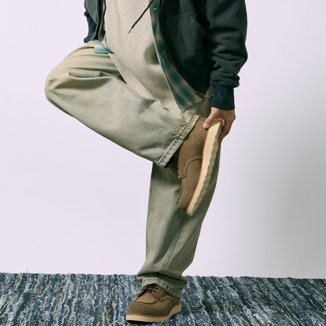 LEVI'S [リーバイス] バギーバレルデニムパンツ [0057O-00] 04 MY TINT &&モデル身長：179cm 着用サイズ：32&&