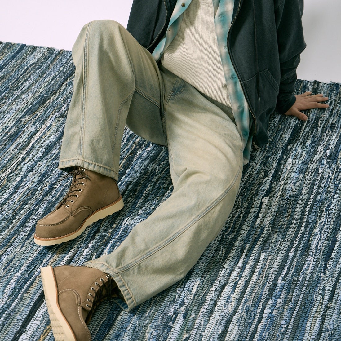 LEVI'S [リーバイス] バギーバレルデニムパンツ [0057O-00] 04 MY TINT &&モデル身長：179cm 着用サイズ：32&&