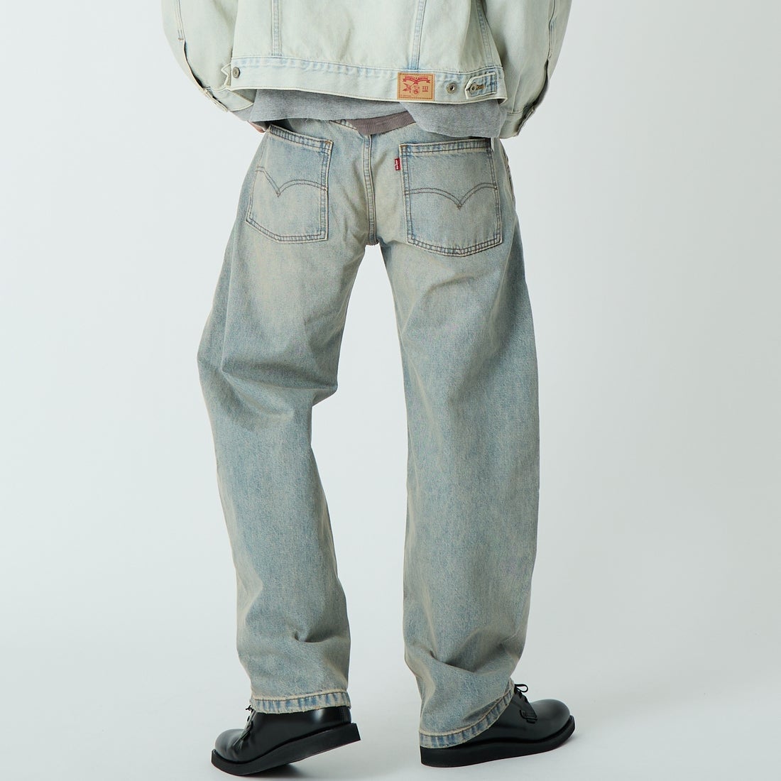 LEVI'S [リーバイス] バギーバレルデニムパンツ [0057O-00] 04 MY TINT &&モデル身長：179cm 着用サイズ：30&&