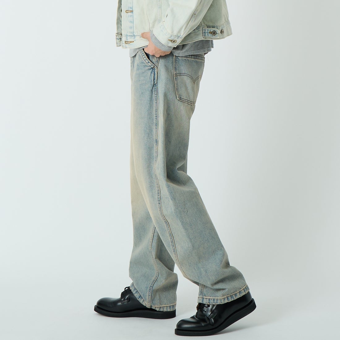 LEVIS [リーバイス] バギーバレルデニムパンツ [0057O-00] 04 MY TINT &&モデル身長：179cm 着用サイズ：30&&