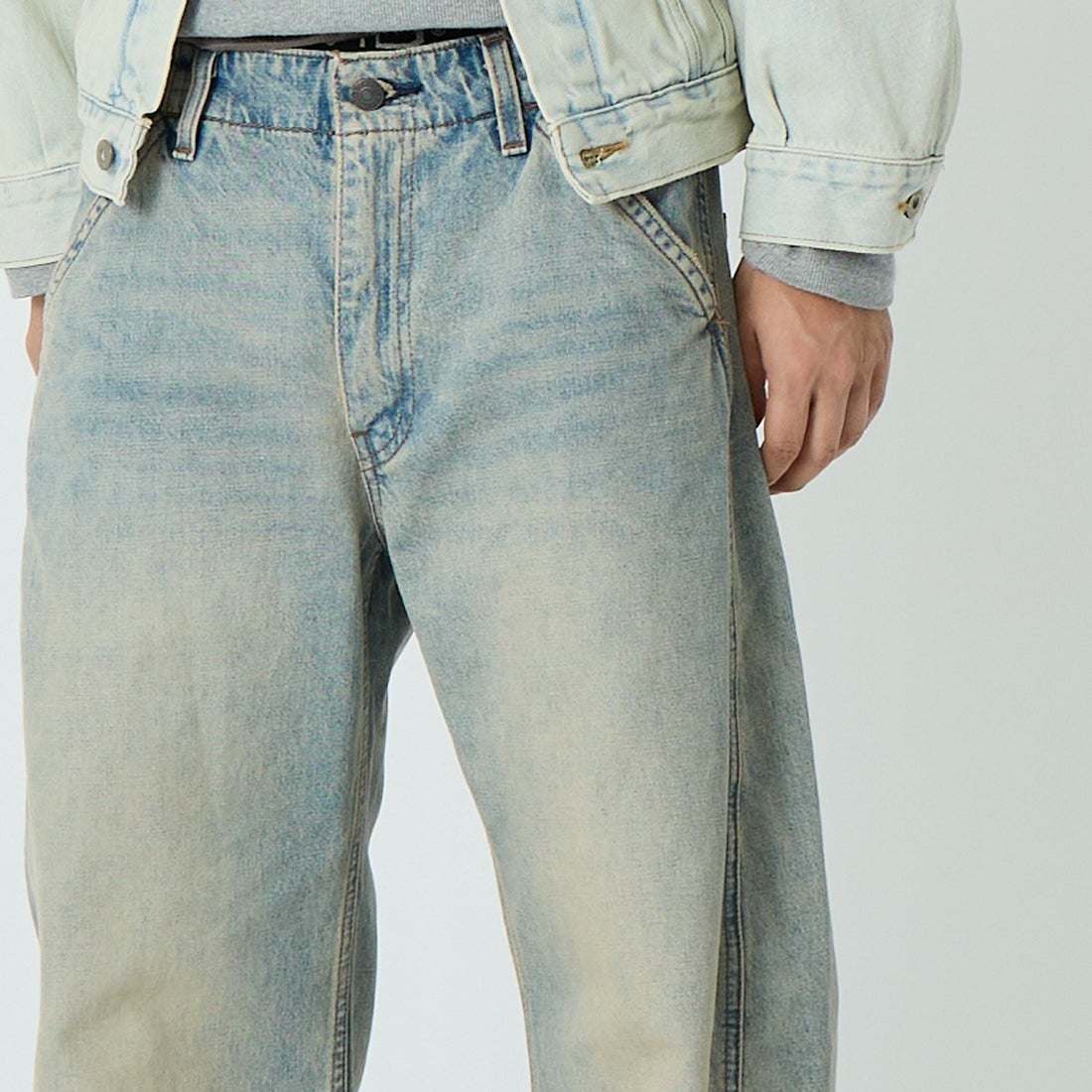LEVI'S [リーバイス] バギーバレルデニムパンツ [0057O-00] 04 MY TINT &&モデル身長：179cm 着用サイズ：30&&