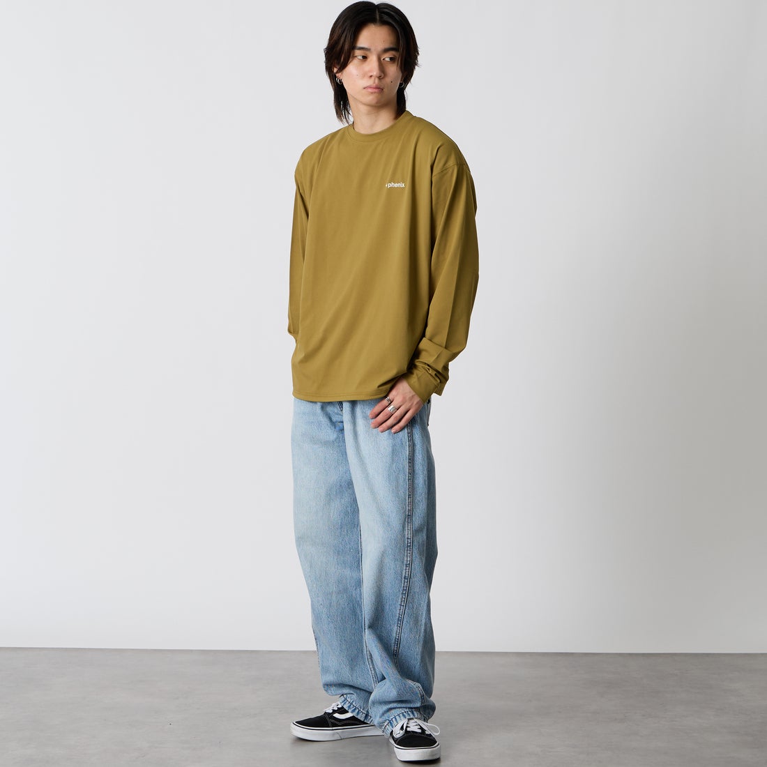 LEVIS [リーバイス] バギーバレルデニムパンツ [0057O-00] 09 RUNNING &&モデル身長：177cm 着用サイズ：32&&