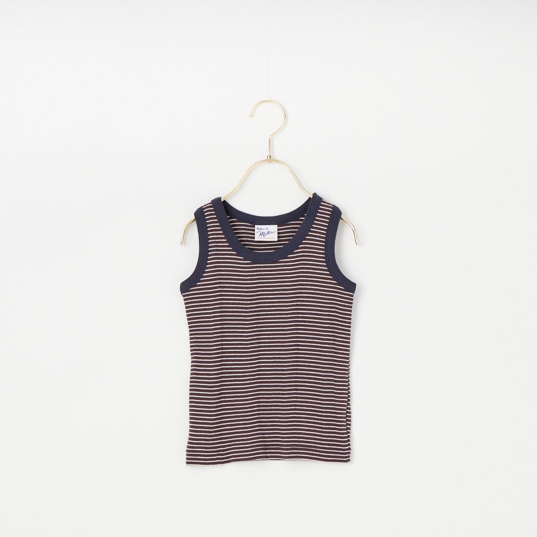 Robert P.Miller [ロバートピーミラー] キッズ パネルリブタンクトップ [RM234-3001] CHERRY/COF