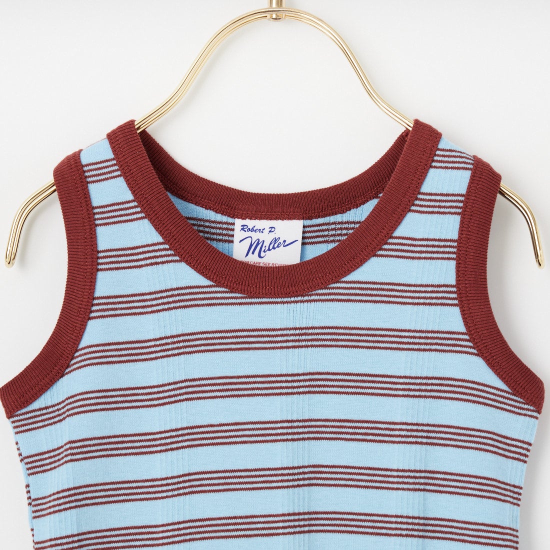 Robert P.Miller [ロバートピーミラー] キッズ パネルリブタンクトップ [RM234-3001] BLUEBERRY/