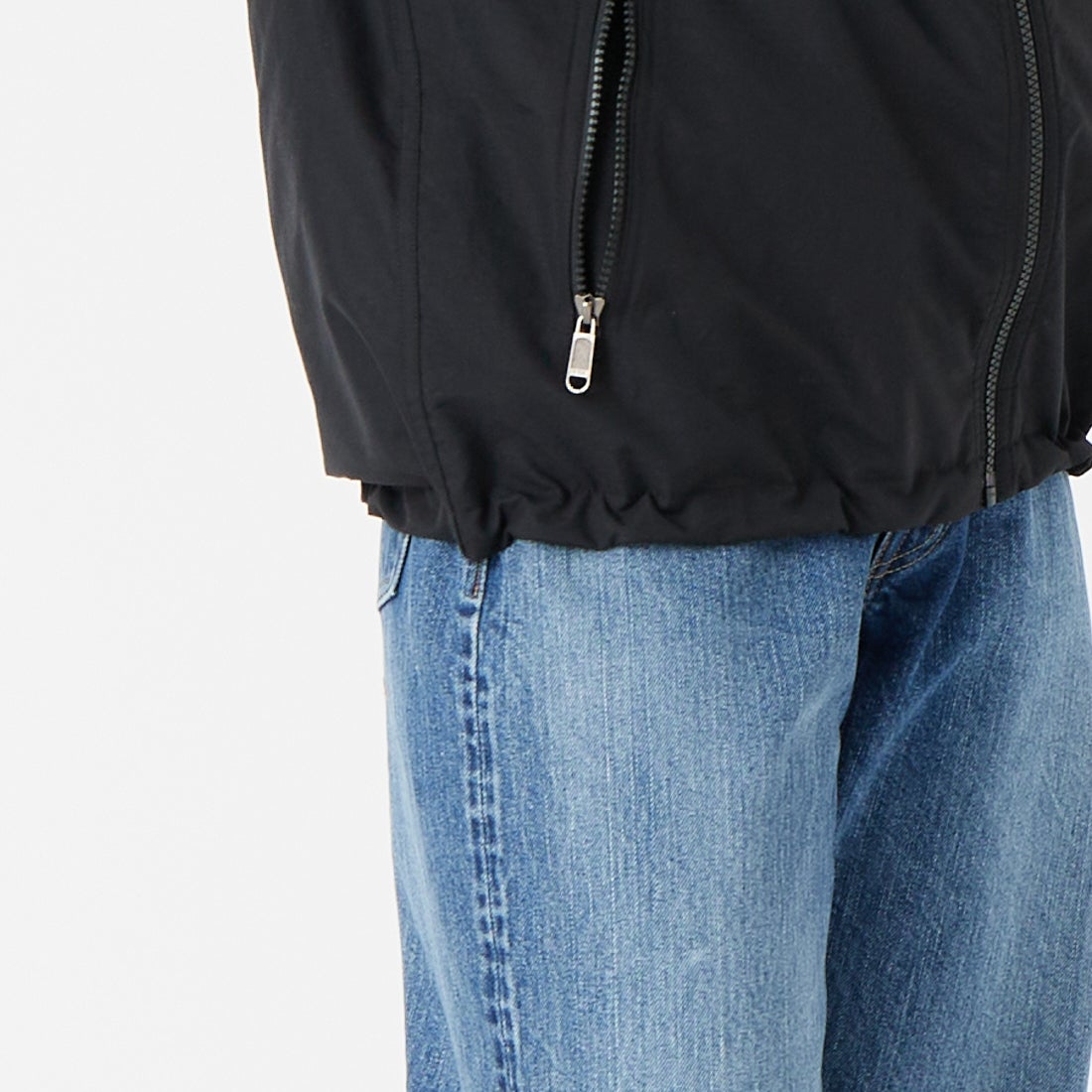 THE NORTH FACE [ザ ノースフェイス] コンパクトフーデッドベスト [NP22635] K &&モデル身長：162cm 着用サイズ：S&&