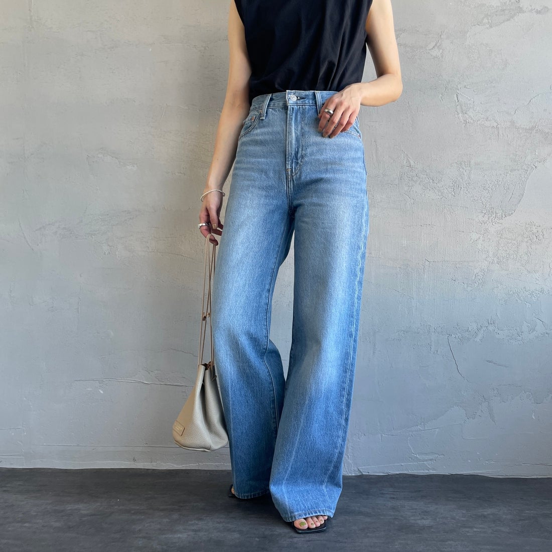 LEVI'S [リーバイス] リブケージ ワイドレッグ ジーンズ [A6081-00