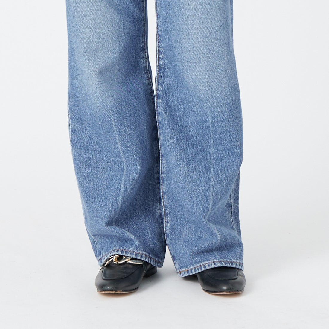 LEVI'S [リーバイス] リブケージ ワイドレッグ ジーンズ [A6081-00] 20 NOT THE &&モデル身長：162cm 着用サイズ：24&&