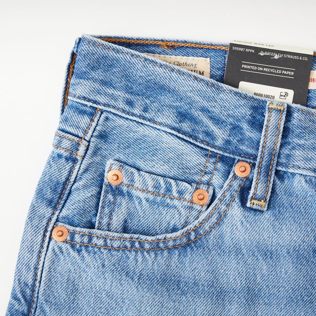 LEVI'S [リーバイス] リブケージ ワイドレッグ ジーンズ [A6081-00