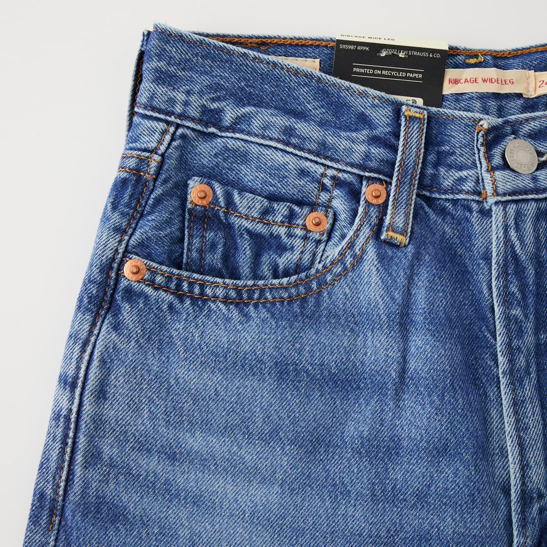 LEVI'S [リーバイス] リブケージ ワイドレッグ ジーンズ [A6081-00] 20 NOT THE