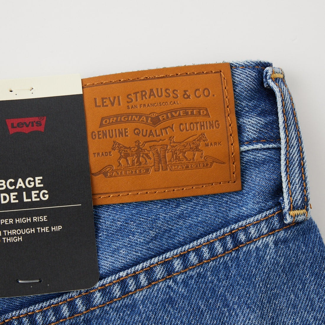 LEVI'S [リーバイス] リブケージ ワイドレッグ ジーンズ [A6081-00