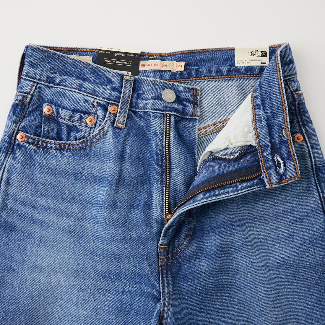 LEVI'S [リーバイス] リブケージ ワイドレッグ ジーンズ [A6081-00] 20 NOT THE