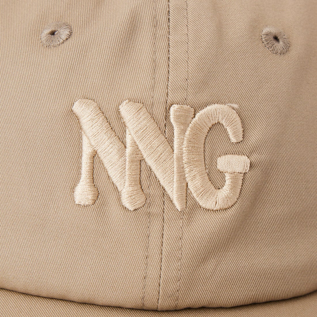 NANGA [ナンガ] コットンツイル NNGロゴキャップ [N2600-3A066A] BEG