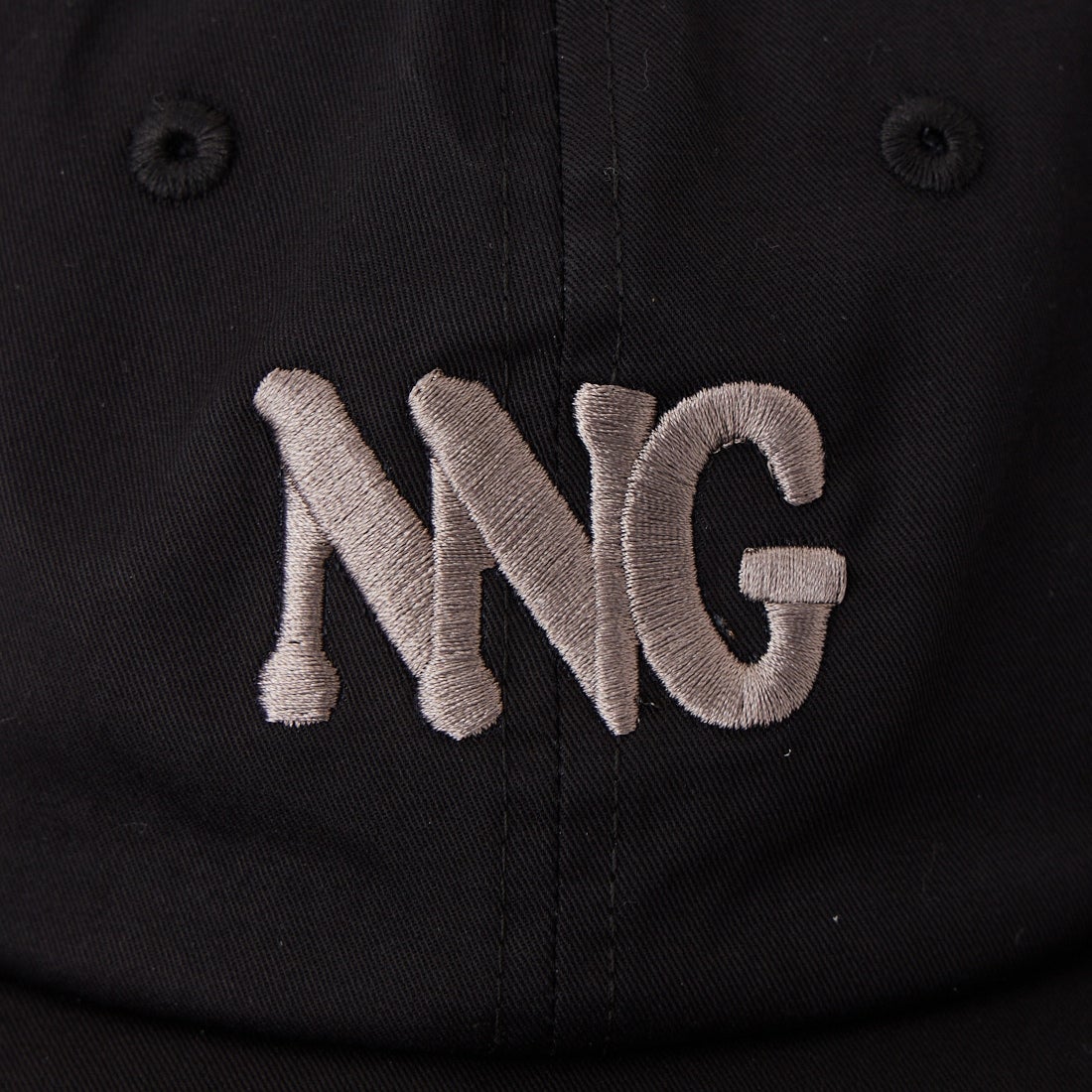 NANGA [ナンガ] コットンツイル NNGロゴキャップ [N2600-3A066A] BLK