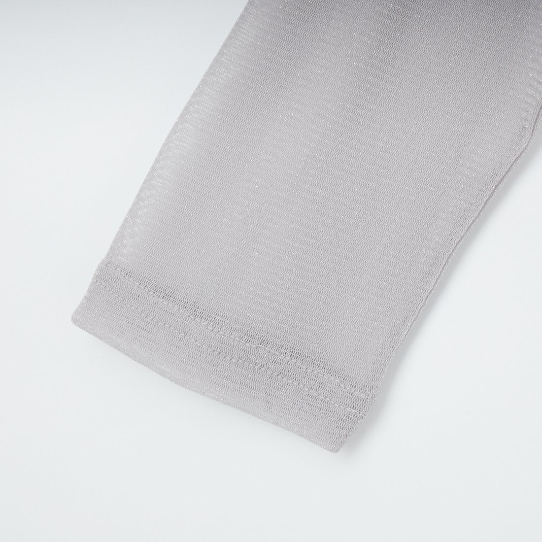 USINE [ユジーヌ] ラメシアーロングスリーブTシャツ [21267071] 001 ｸﾞﾚｰ