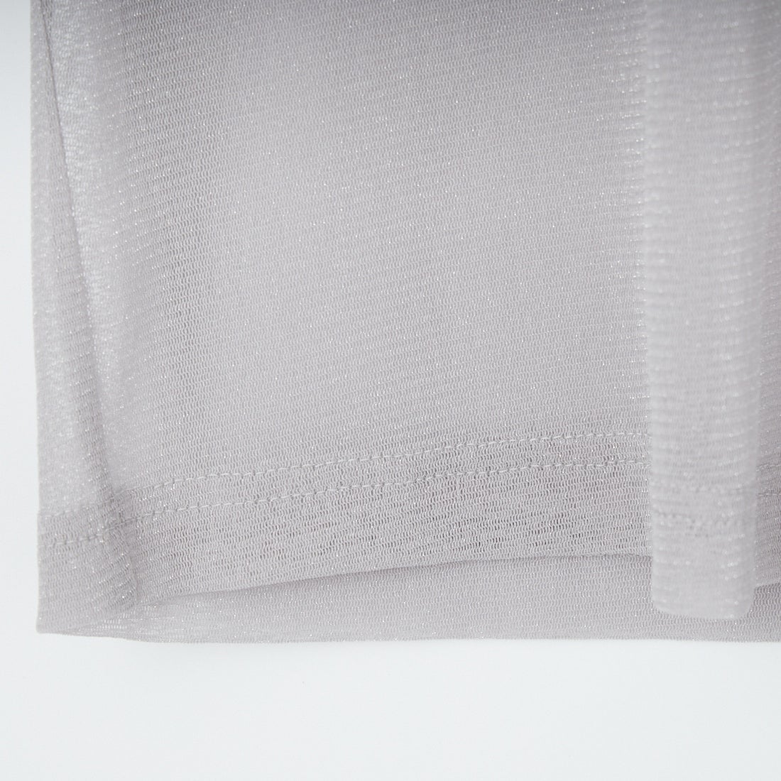 USINE [ユジーヌ] ラメシアーロングスリーブTシャツ [21267071] 001 ｸﾞﾚｰ