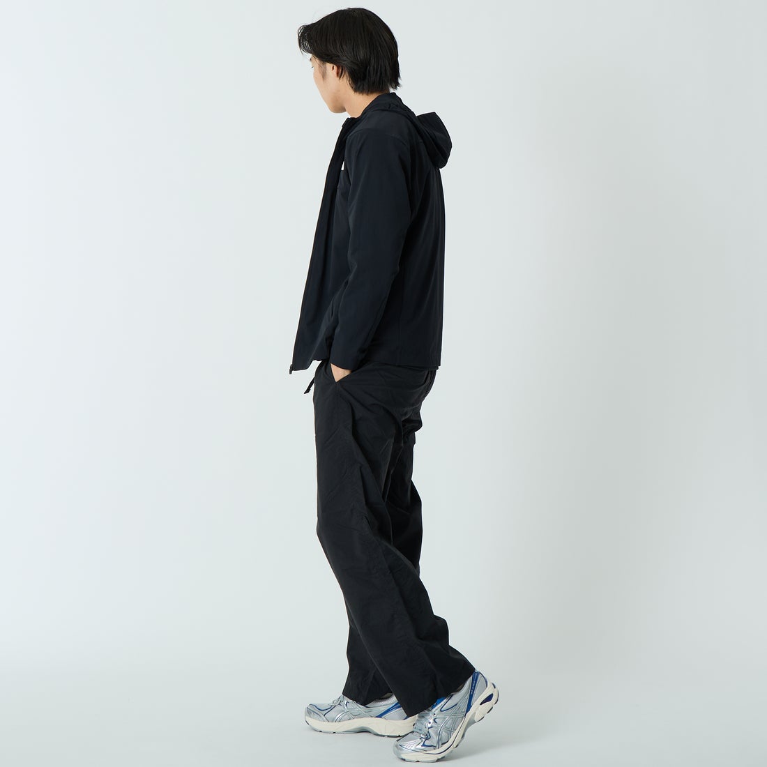 THE NORTH FACE [ザ ノースフェイス] フレキシブルフーディ [NP22581] K &&モデル身長：179cm 着用サイズ：M&&