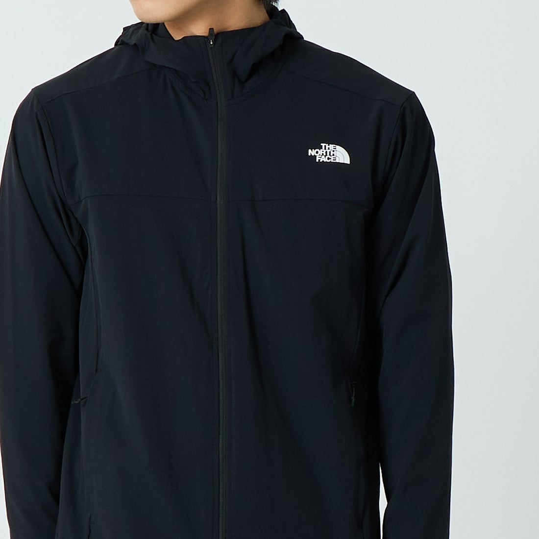 THE NORTH FACE [ザ ノースフェイス] フレキシブルフーディ [NP22581] K &&モデル身長：179cm 着用サイズ：M&&