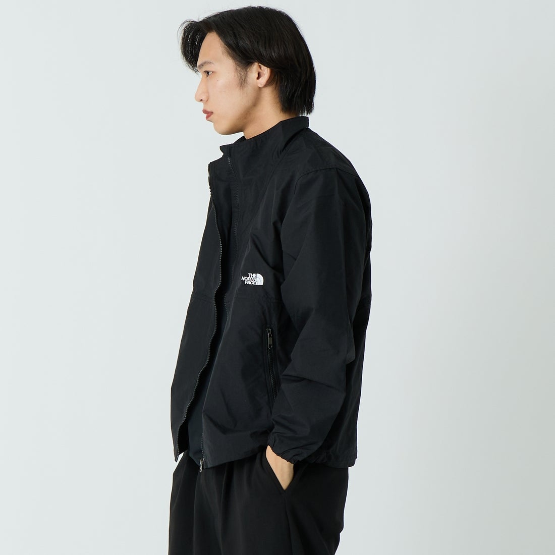THE NORTH FACE [ザ ノースフェイス] コンパクトブルゾン [NP22631] K &&モデル身長：179cm 着用サイズ：M&&