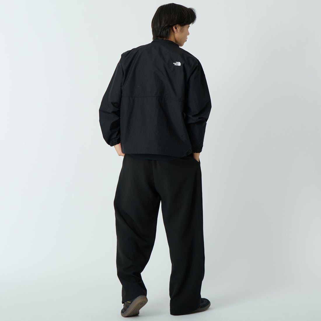 THE NORTH FACE [ザ ノースフェイス] コンパクトブルゾン [NP22631] K &&モデル身長：179cm 着用サイズ：M&&
